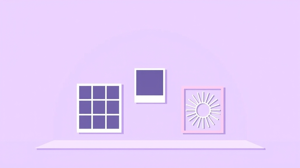 Creative photo frame layouts made with Frames Lab in Canva