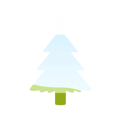 Christmas tree silhouette frame, ready to be filled with a photo