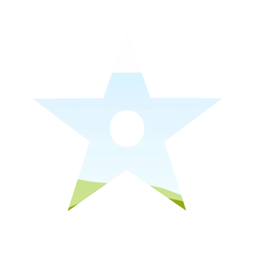Star-shaped frame for the top of the tree