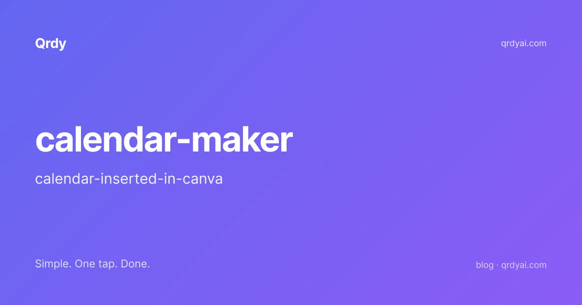 calendar-maker screenshot placeholder