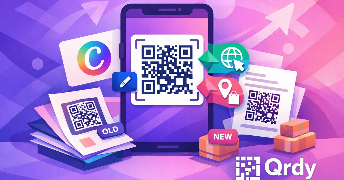 Update dynamic QR codes in Canva with Qrdy — Qrdy blog