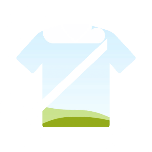 The same jersey silhouette converted into a Canva frame, with an image showing through the jersey shape