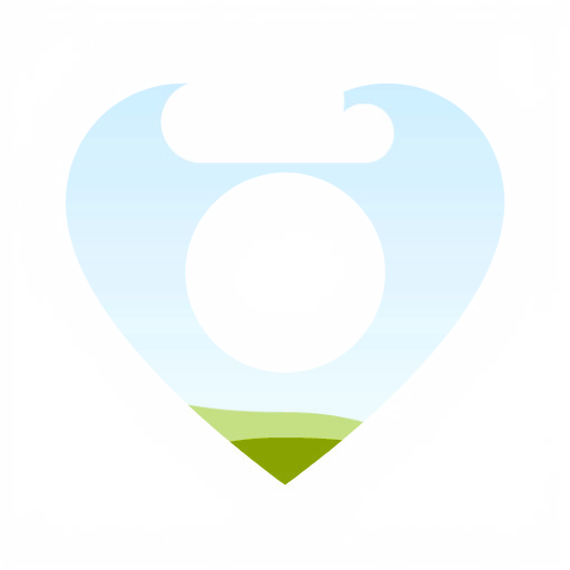 A heart-shaped Canva frame ready to hold a photo
