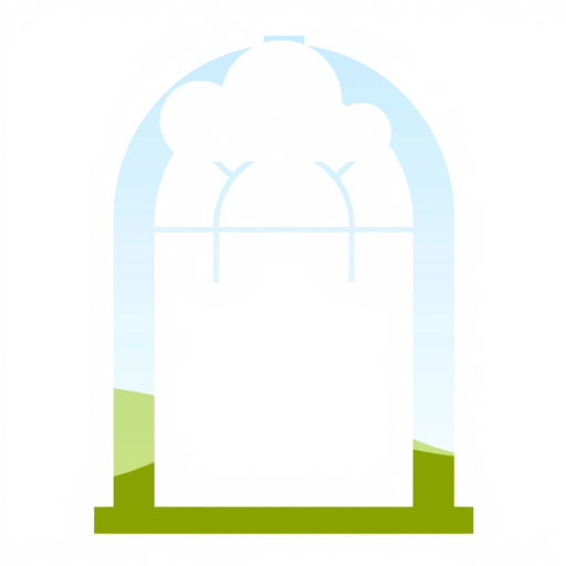 An arch-shaped photo frame silhouette of the kind used for a mood board hero image
